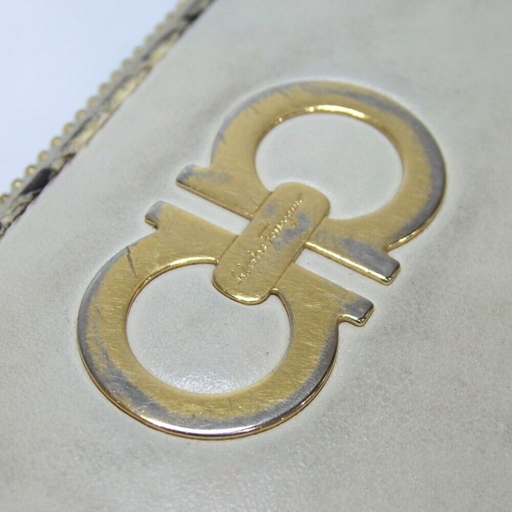 Salvatore Ferragamo Gancini snake zip purse wallet - Picture 8 of 8